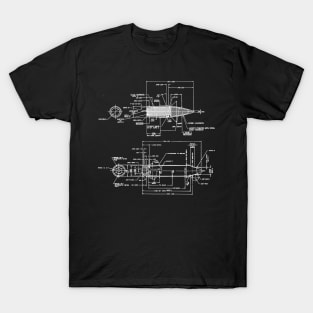 5.56mm Projectile and Case Drawings T-Shirt